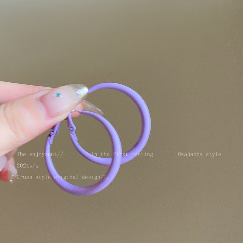 Wholesale Colorful earrings holiday style dopamine earrings